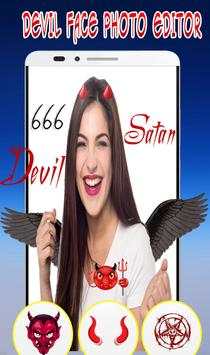 Devil Face Mask Photo Editor 2 تصوير الشاشة