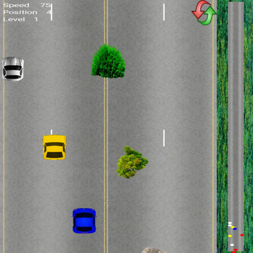 car racing classic أيقونة