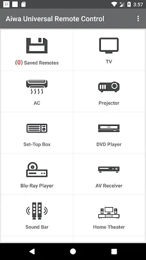 Universal Remote For Aiwa screenshot 1