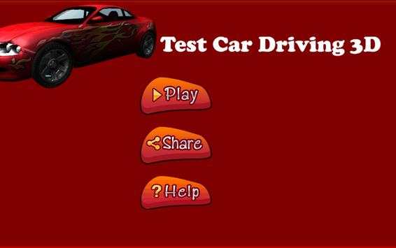 Test Car Driving - 3D Racing screenshot 1