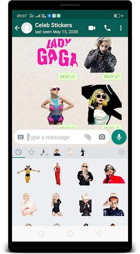 Lady Gaga WAStickerApps : Stickers for Whatsapp screenshot 6