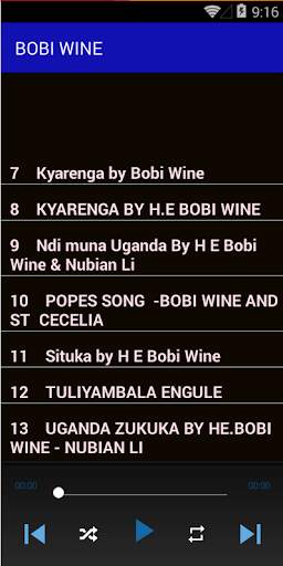 BOBI WINE all songs offline screenshot 2