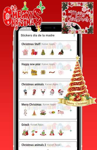 Christmas Stickers for whatsapp - WAStickerapps screenshot 3