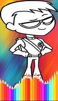 coloring teen titans games screenshot 1