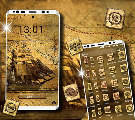 Treasure Hunt Launcher Theme 2 تصوير الشاشة