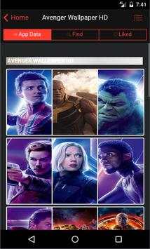 Superhero Wallpaper Of Avenger screenshot 2