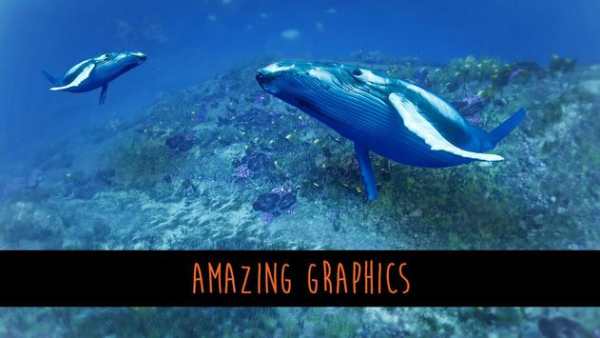 Blue whale sniper hunter 3d game screenshot 2