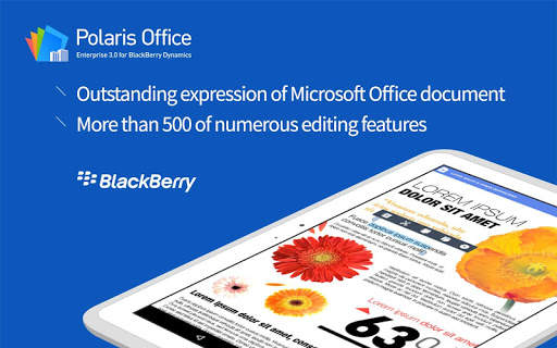 Polaris Office for BlackBerry screenshot 15