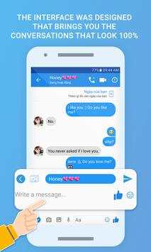 Fake messenger - Fake a text screenshot 2