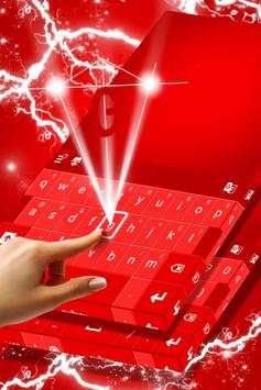 Red Keyboard Theme screenshot 3