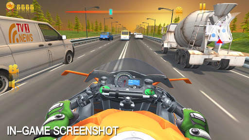Traffic Speed Moto Rider 3D screenshot 4
