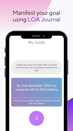 Law of attraction manifest app screenshot 2