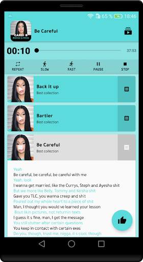 Cardi-B Songs Lyrics Offline (New Version) screenshot 1