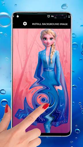 Elsa Frozen Princess Queen Live Wallpaper screenshot 1