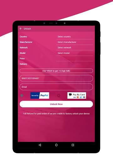 FREE LG Cellphone Unlock - Mobile SIM IMEI Unlock screenshot 12