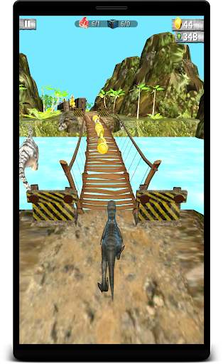 Jurassic Runner Raptor World Island Run screenshot 1