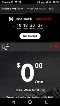 000Web Host App screenshot 5