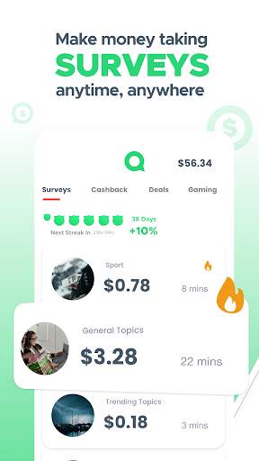 Gift cards as opinion rewards screenshot 1