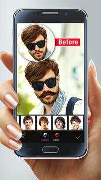 Man Hair Mustache Photo Editor screenshot 5