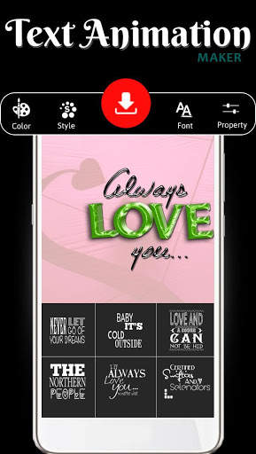 Text Animation Maker – Intro Maker screenshot 1
