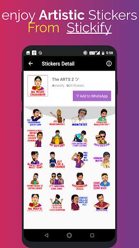 Stickify - The messenger stickers screenshot 3