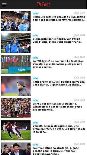 Programme TV Foot 10 تصوير الشاشة