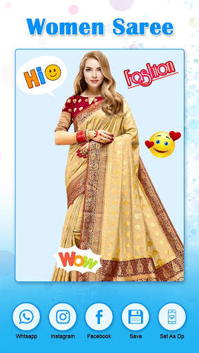 Royal Traditional Suit - Women Saree Photo Frame 5 تصوير الشاشة