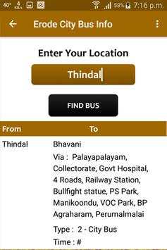 Erode Bus Info screenshot 6