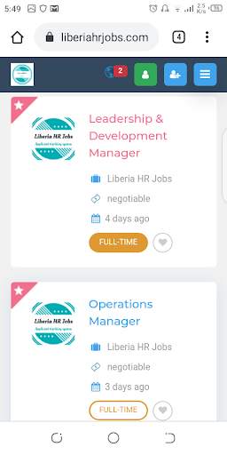 Liberia HR Jobs screenshot 2