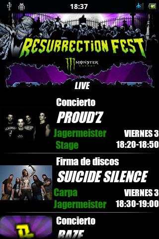 Resurrection Fest 2012 screenshot 2