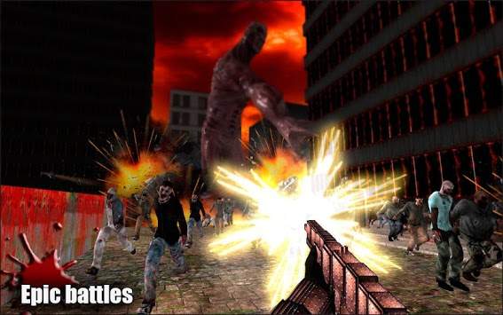 Zombie War - Dead city screenshot 2