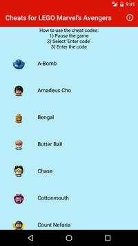Cheats: LEGO Marvel's Avengers screenshot 1