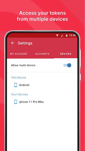 Twilio Authy Authenticator 3 تصوير الشاشة