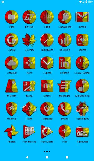 Red and Yellow Icon Pack screenshot 11
