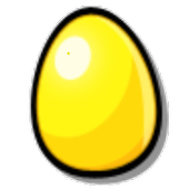 Crack the angry birds egg icon