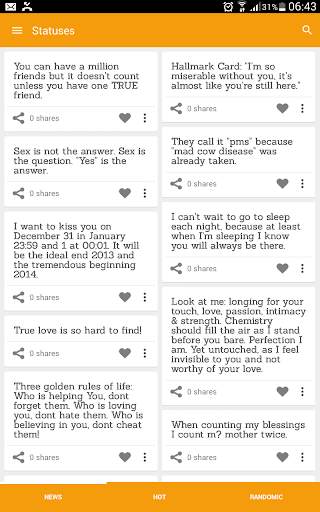 Statuses for Various Occasions screenshot 7