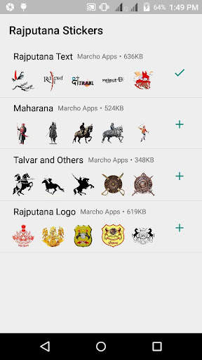 WAStickerApps - Rajput Sticker screenshot 1