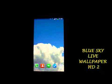 Blue Sky Live Wallpaper HD 2 screenshot 1