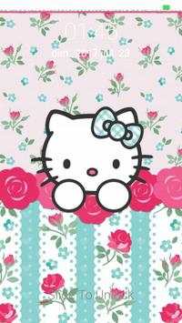 Hello pink kitty princess unicorn rainbow locker screenshot 2
