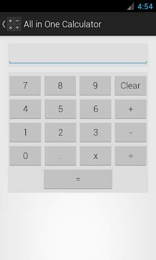 All in One Calculator screenshot 1