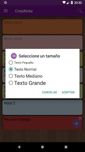 CreaNota: Notas, Alarmas, Texto a voz, Colores screenshot 5