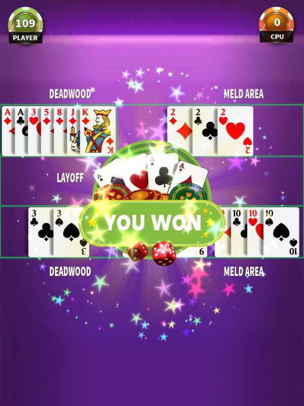 Gin Rummy - How to Play Gin Card Game for Beginner screenshot 12