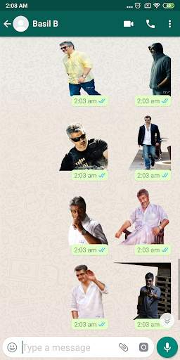 Ajith - Stickers for Whatsapp screenshot 1