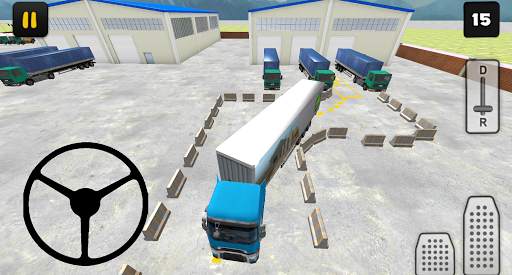 Truck Simulator 3D: Factory Parking screenshot 5