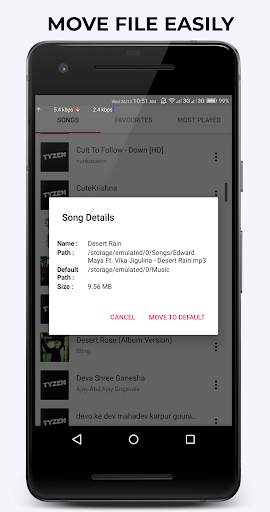 Tyzen - A Simple Yet Powerful Music Player 6 تصوير الشاشة