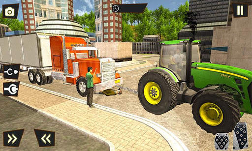 Farmer Heavy Duty Tractor Driving Sim 2018 screenshot 2