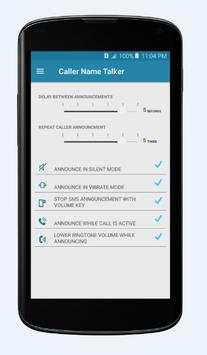 Caller Name & SMS Speaker Pro screenshot 4