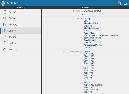 Droid Hardware Info screenshot 15