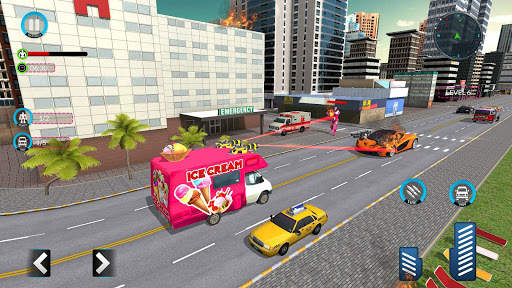Robot Hero Van Transform: Action Transformer Games screenshot 9
