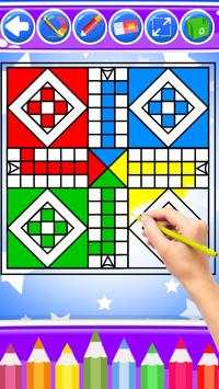 Coloring Book: Ludo Coloring Game screenshot 3